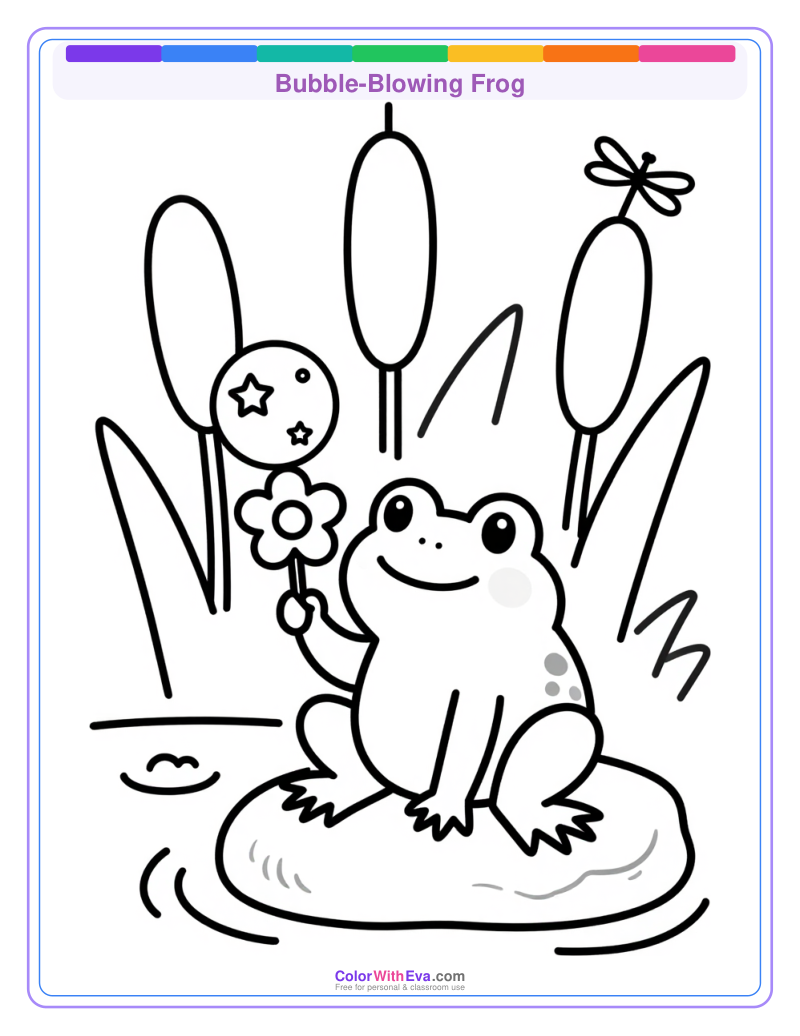 Bubble-Blowing Frog preview