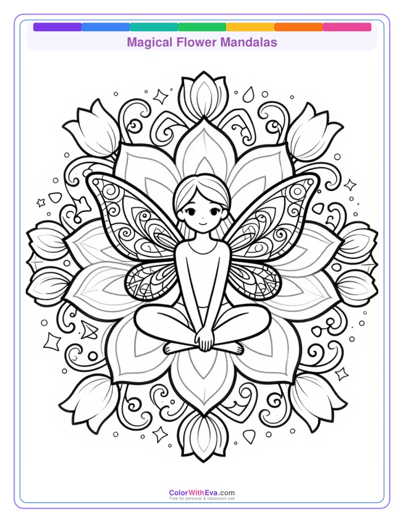 Magical Flower Mandalas thumbnail
