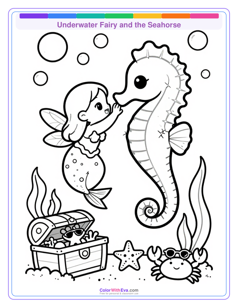Underwater Fairy and the Seahorse thumbnail