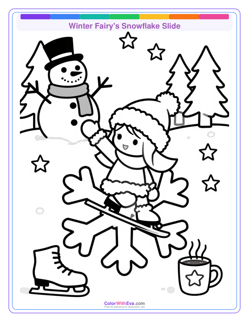 Winter Fairy's Snowflake Slide thumbnail