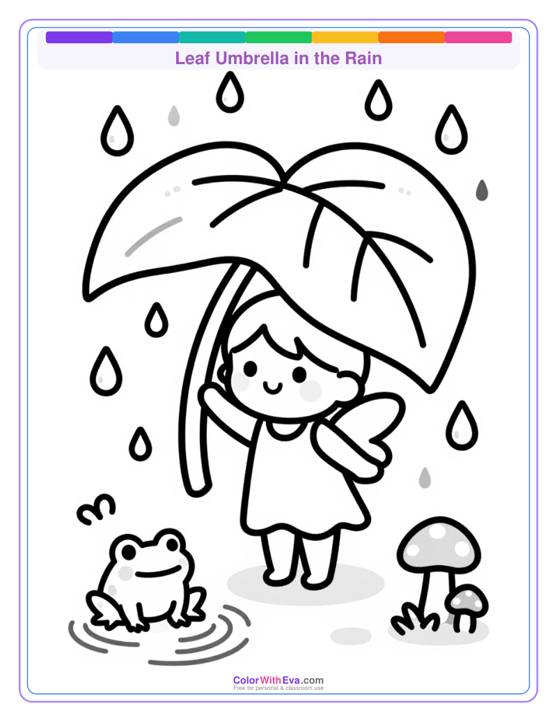 Leaf Umbrella in the Rain preview