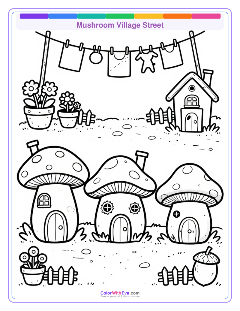 Mushroom Village Street preview