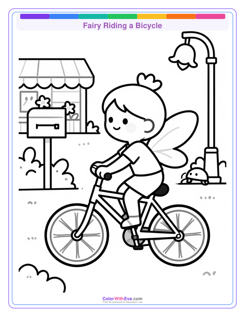 Fairy Riding a Bicycle thumbnail