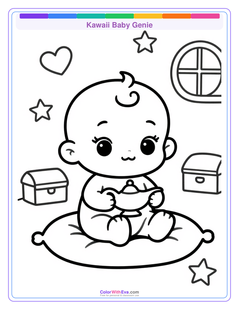 Kawaii Baby Genie preview