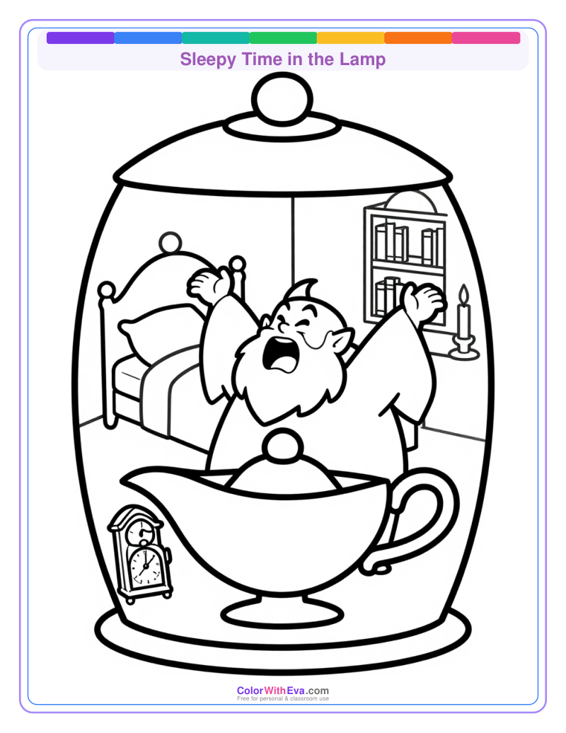 Sleepy Time in the Lamp preview