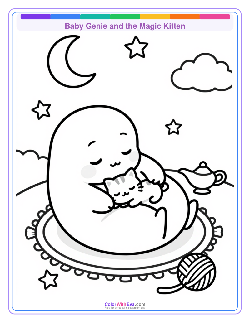 Baby Genie and the Magic Kitten thumbnail
