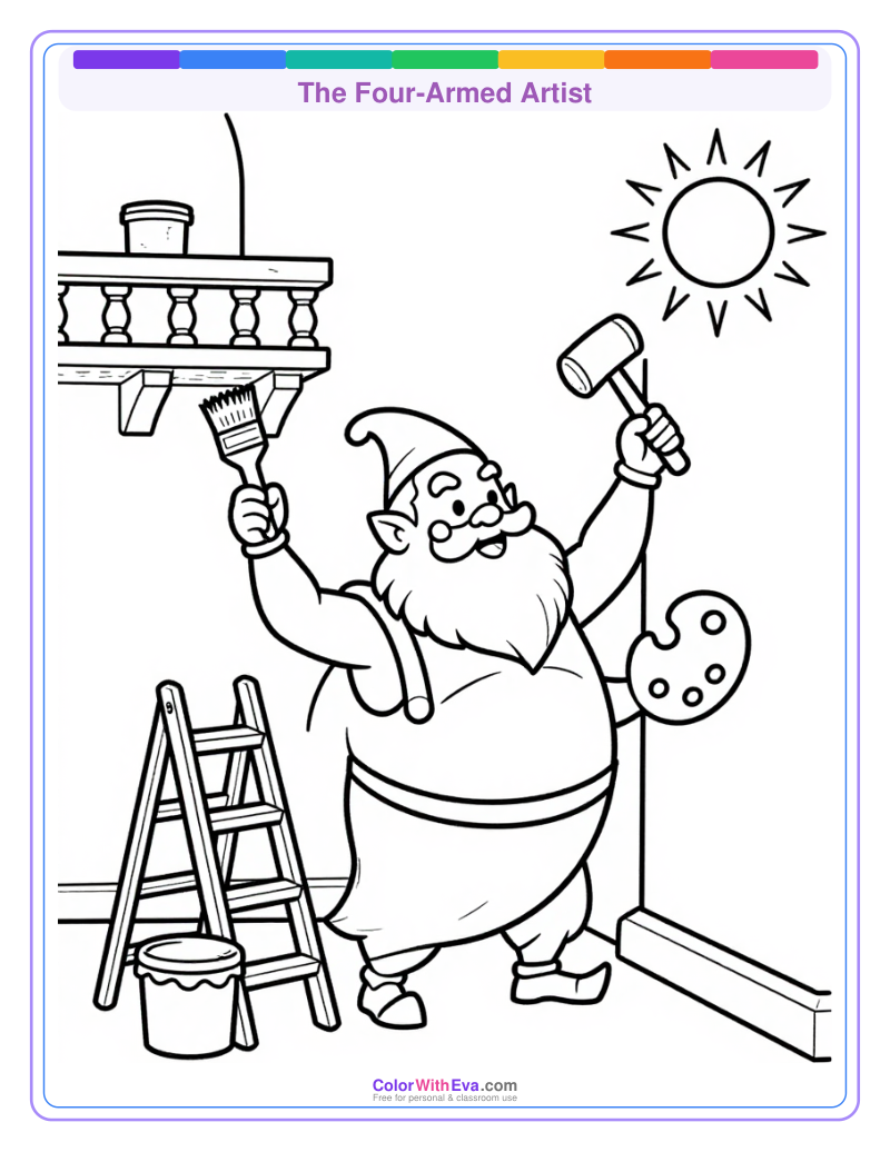 The Four-Armed Artist preview