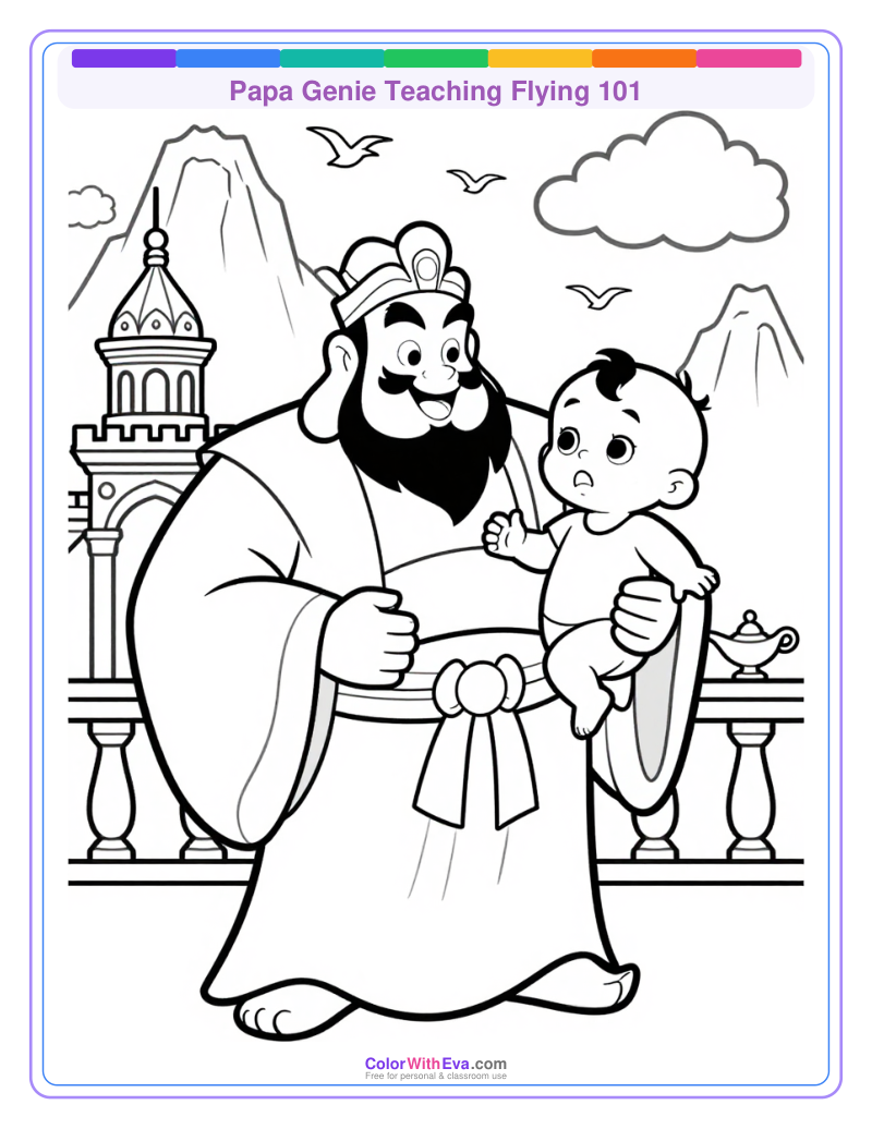 Papa Genie Teaching Flying 101 thumbnail