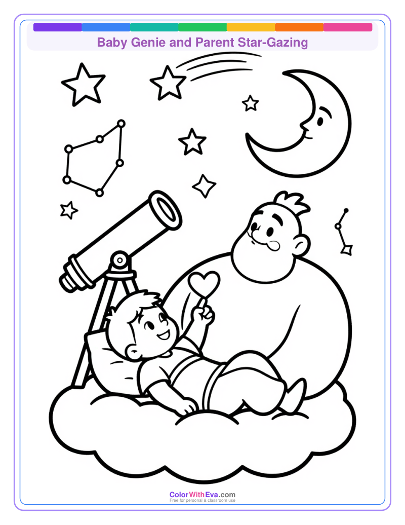 Baby Genie and Parent Star-Gazing thumbnail