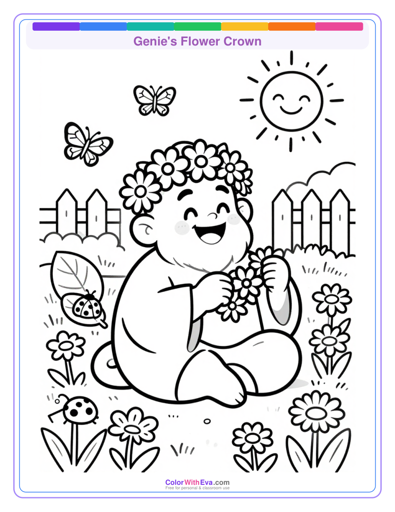 Genie's Flower Crown preview