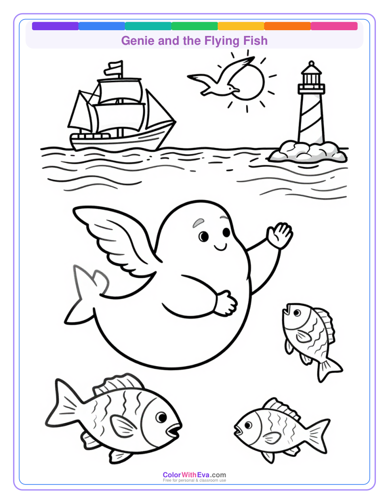 Genie and the Flying Fish preview