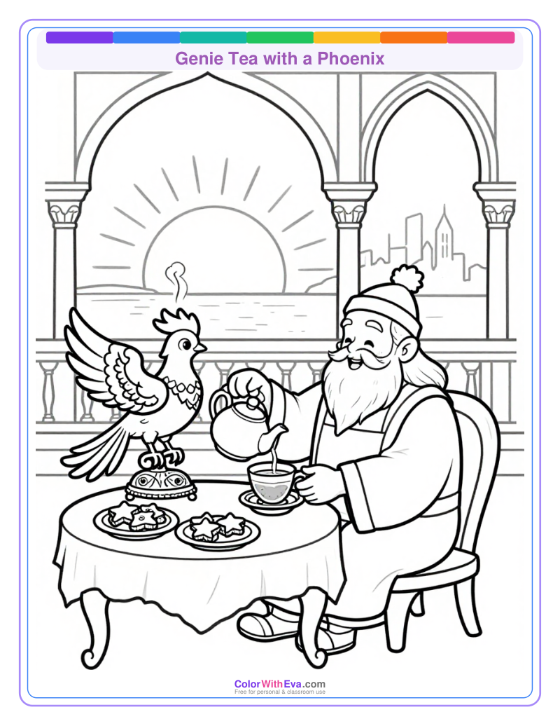 Genie Tea with a Phoenix preview