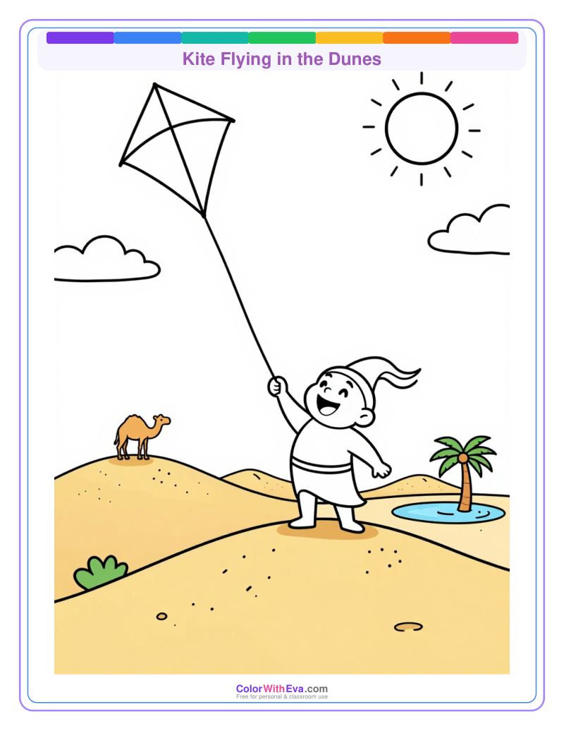 Kite Flying in the Dunes preview