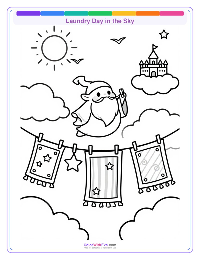 Laundry Day in the Sky preview