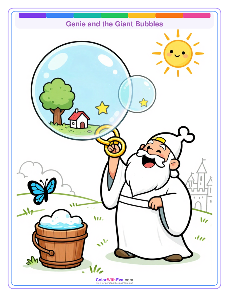 Genie and the Giant Bubbles preview