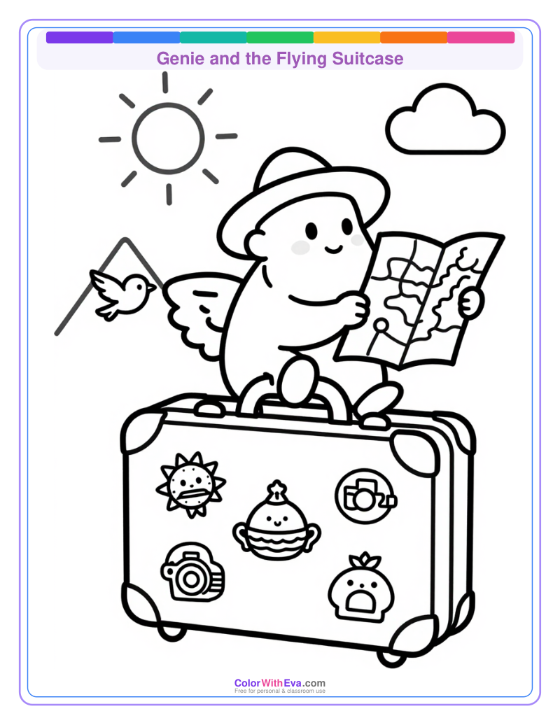 Genie and the Flying Suitcase preview