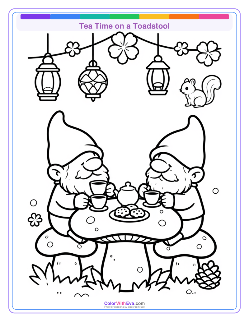 Tea Time on a Toadstool preview