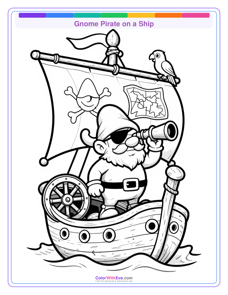 Gnome Pirate on a Ship thumbnail