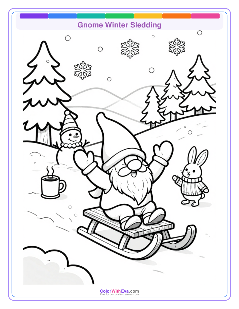 Gnome Winter Sledding thumbnail