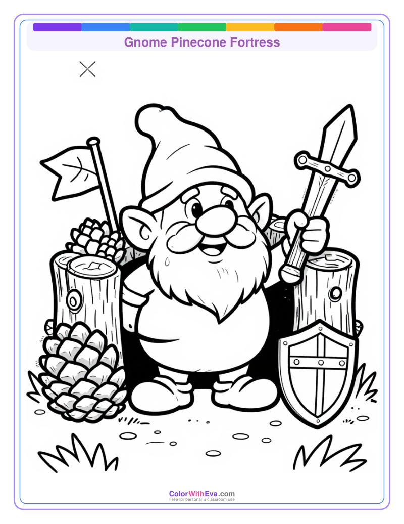 Gnome Pinecone Fortress preview