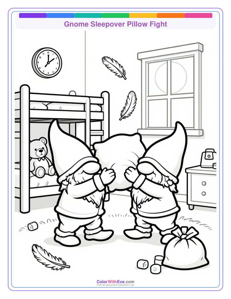 Gnome Sleepover Pillow Fight thumbnail