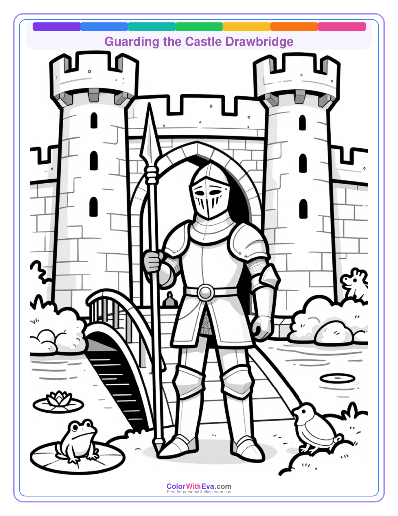 Guarding the Castle Drawbridge preview