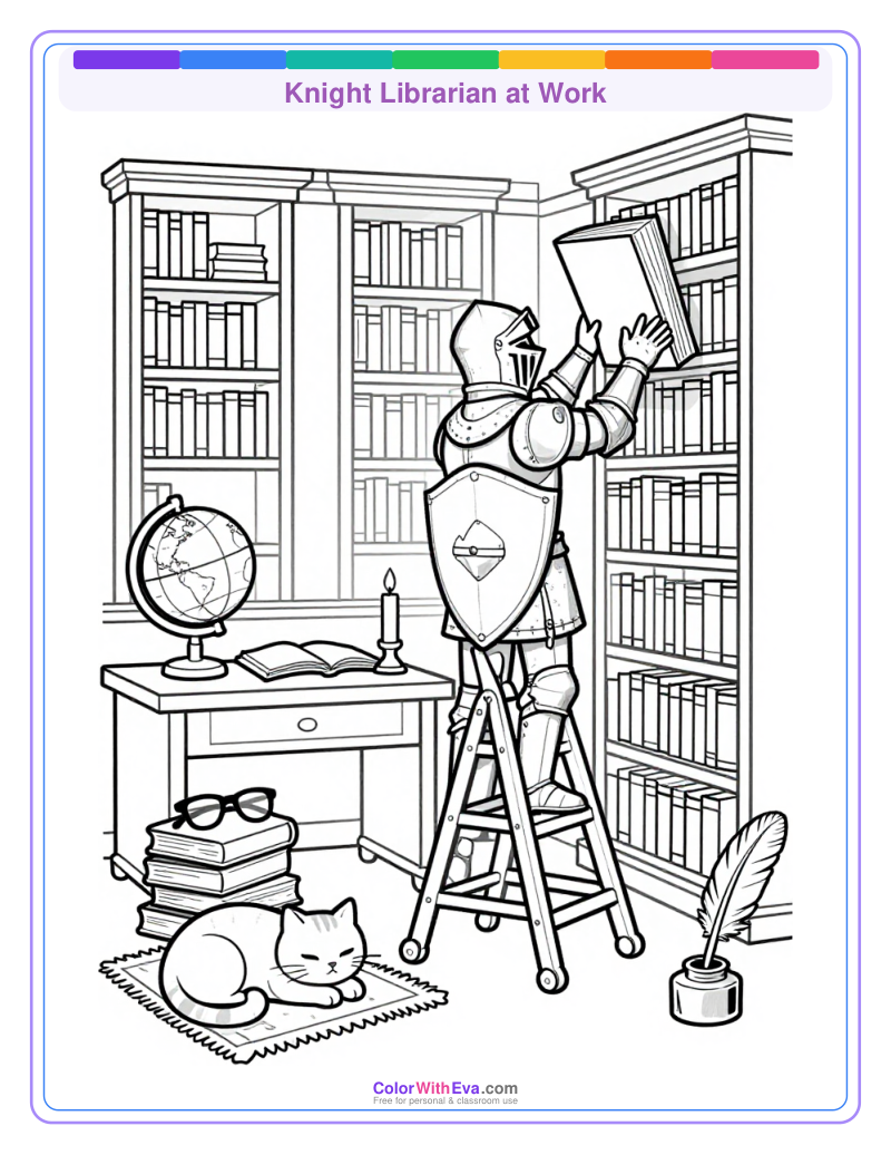 Knight Librarian at Work thumbnail