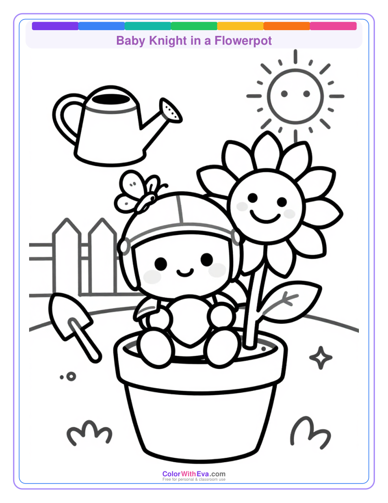 Baby Knight in a Flowerpot thumbnail