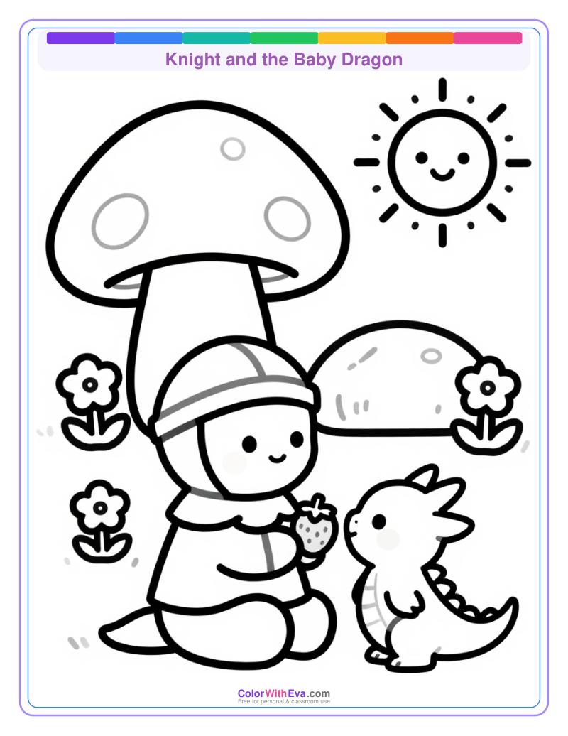 Knight and the Baby Dragon preview