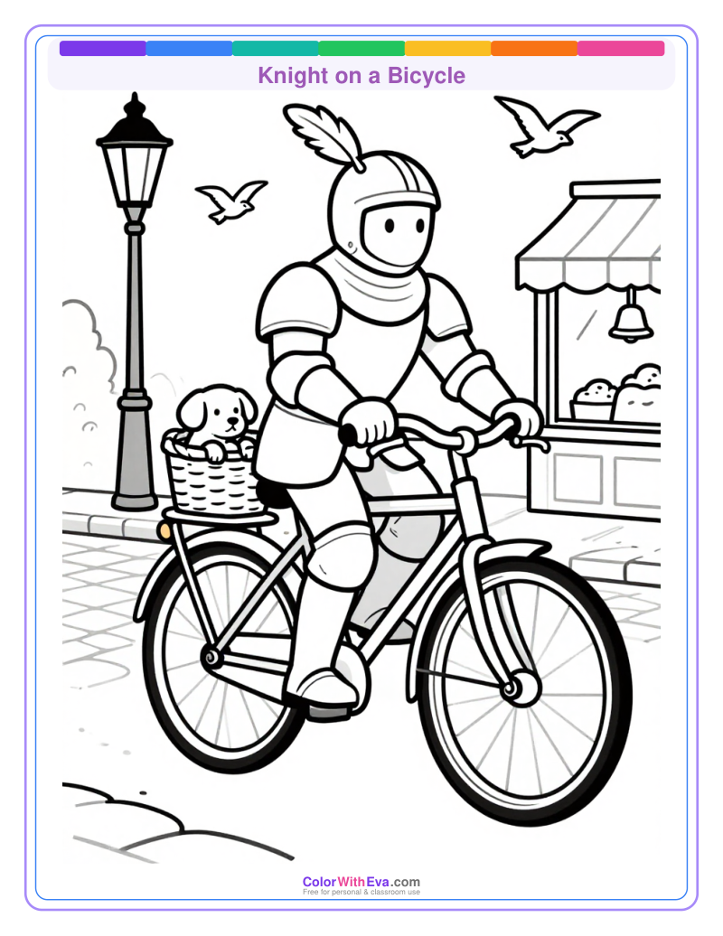 Knight on a Bicycle thumbnail
