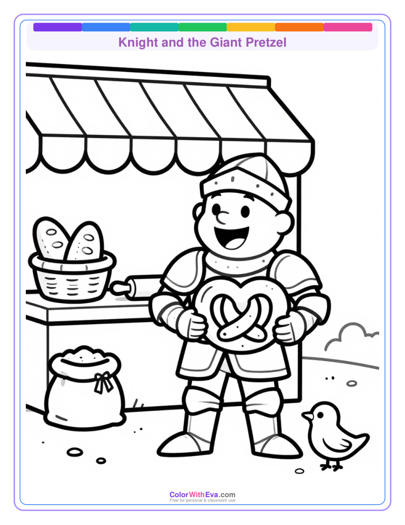 Knight and the Giant Pretzel preview