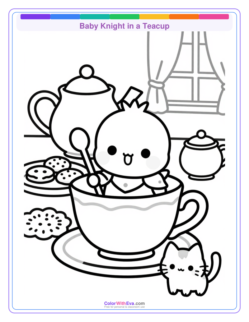 Baby Knight in a Teacup thumbnail