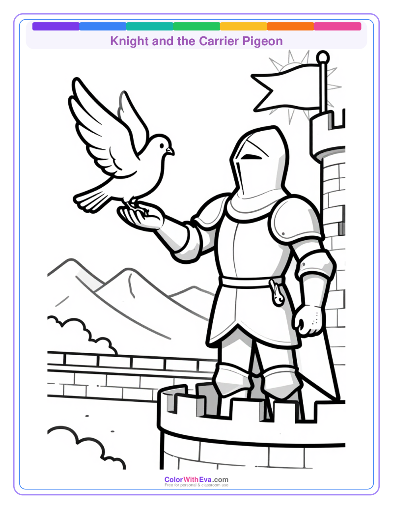 Knight and the Carrier Pigeon preview