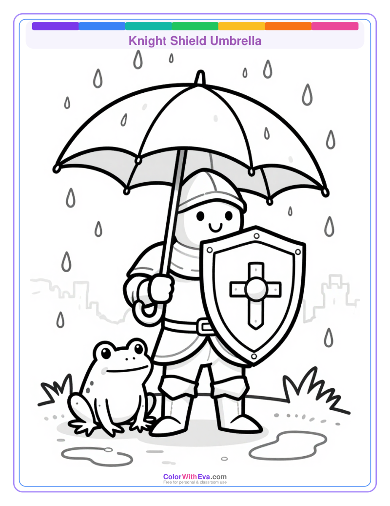 Knight Shield Umbrella preview