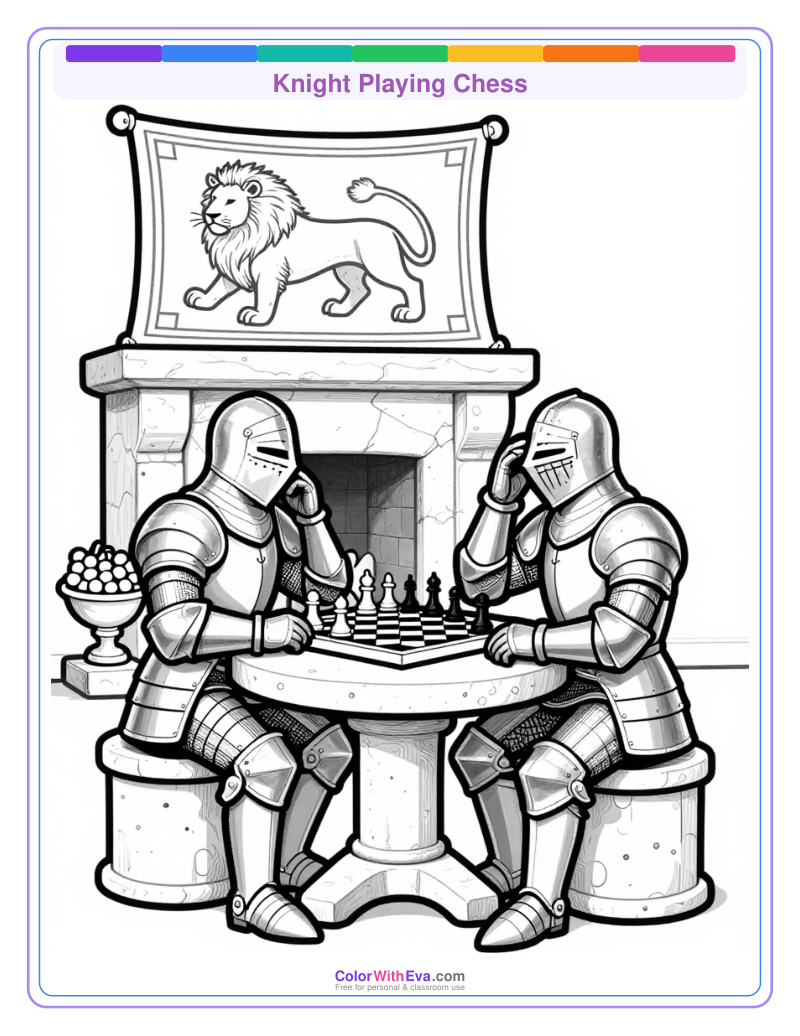 Knight Playing Chess preview