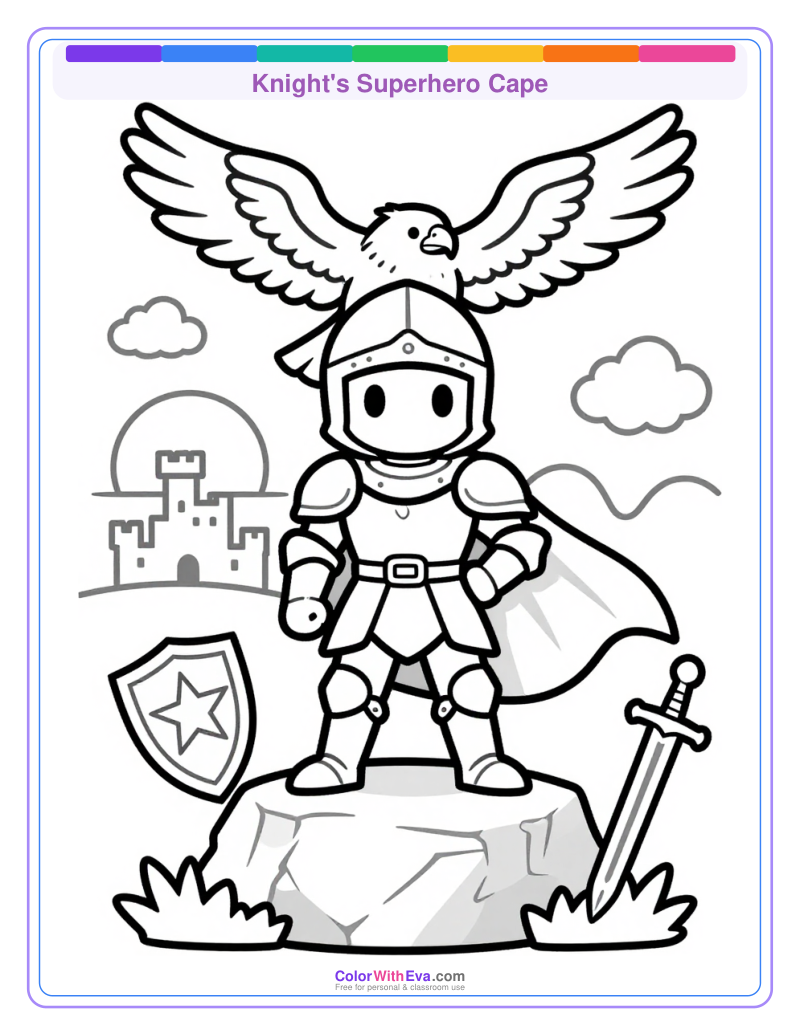 Knight's Superhero Cape thumbnail