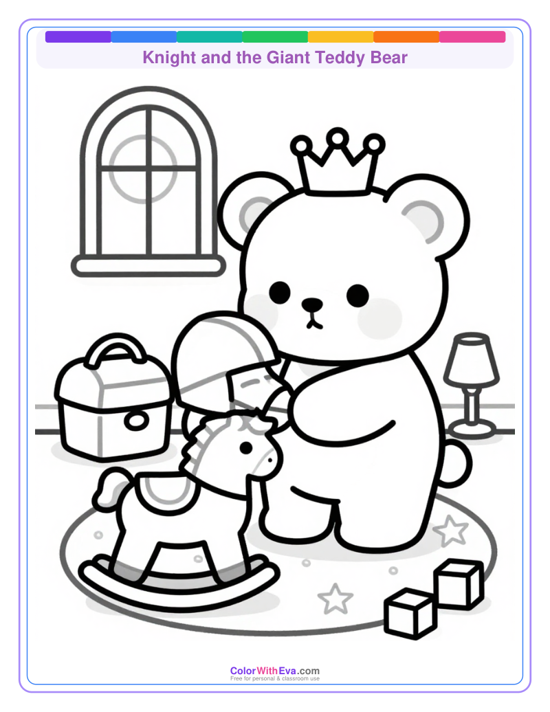 Knight and the Giant Teddy Bear thumbnail