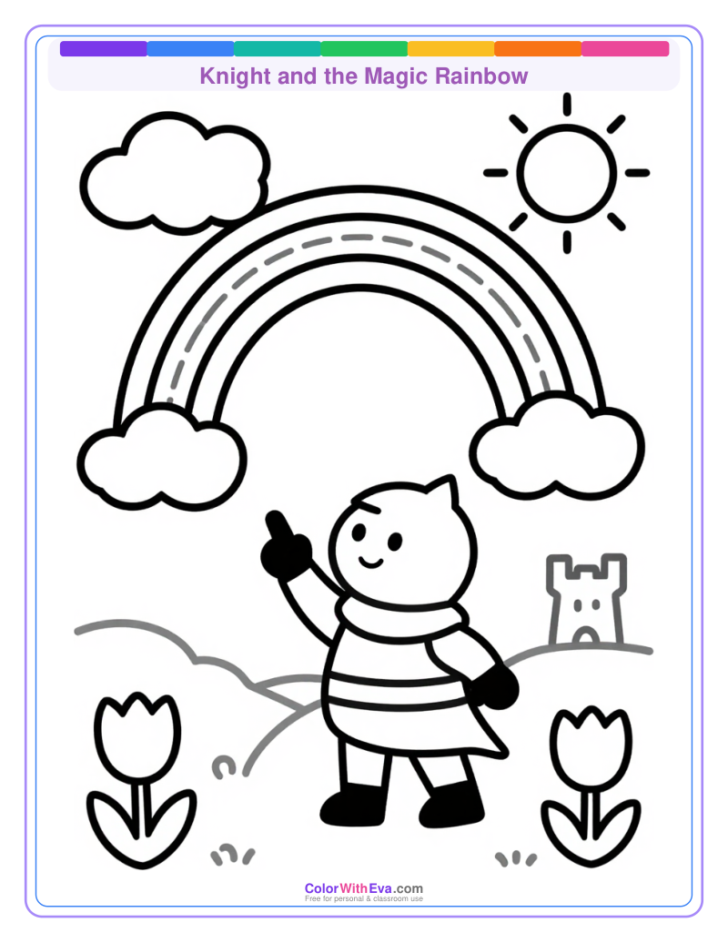 Knight and the Magic Rainbow preview