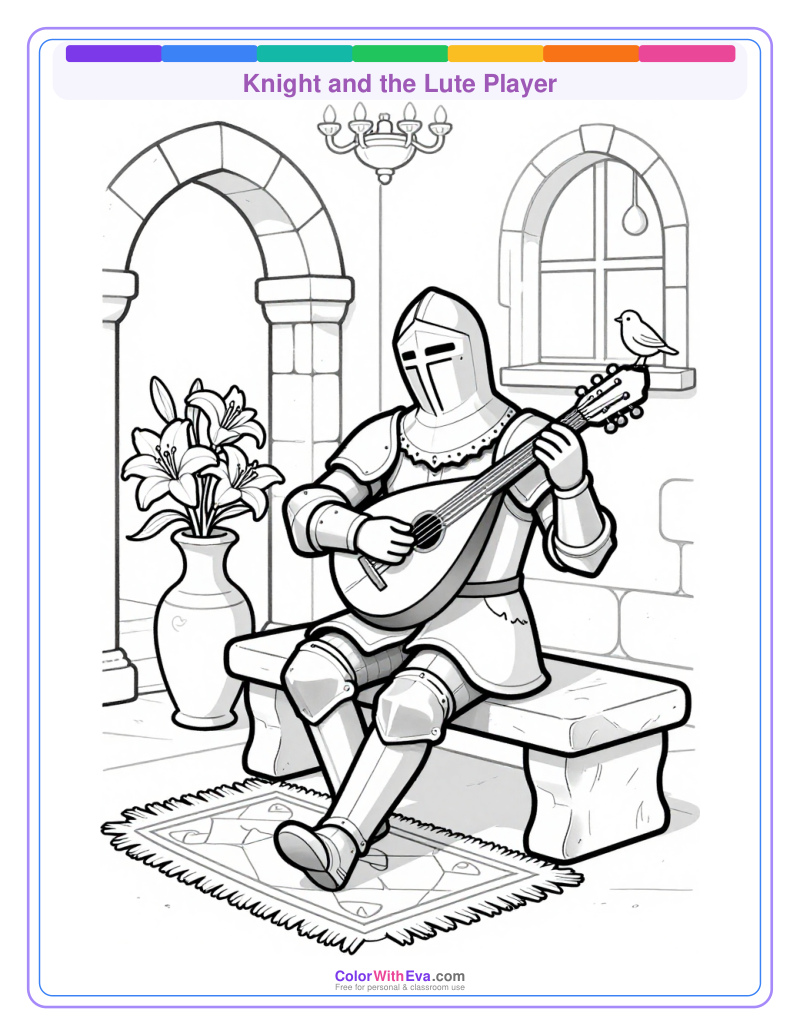 Knight and the Lute Player preview