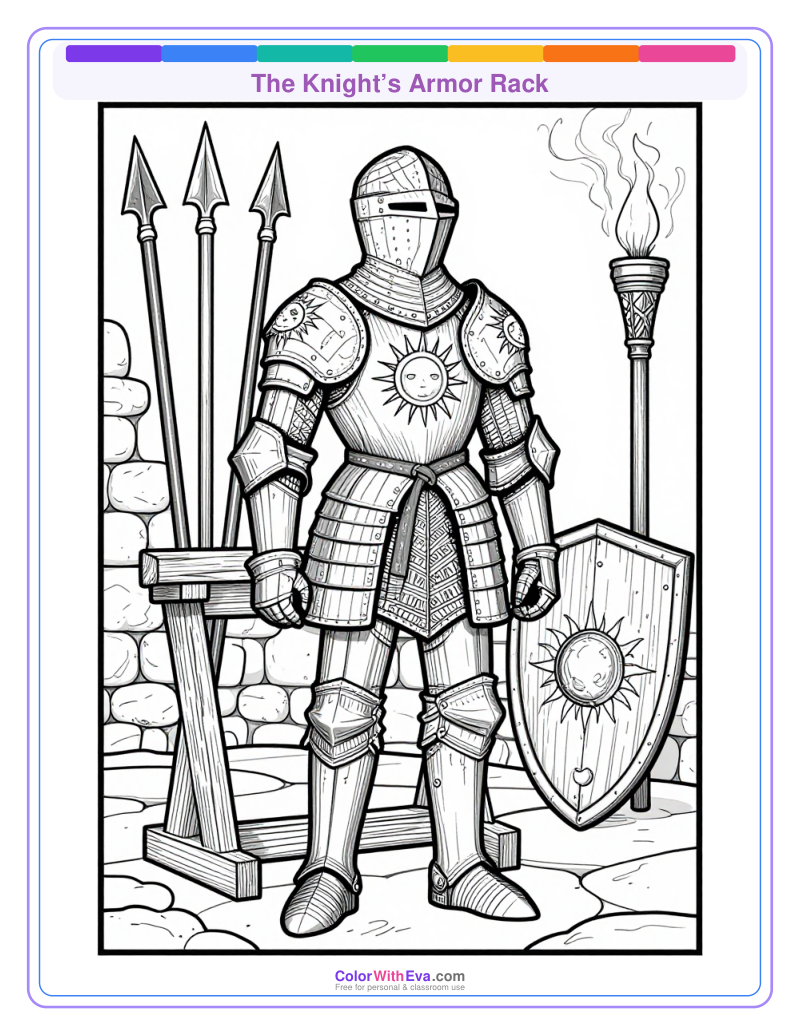 The Knight’s Armor Rack preview