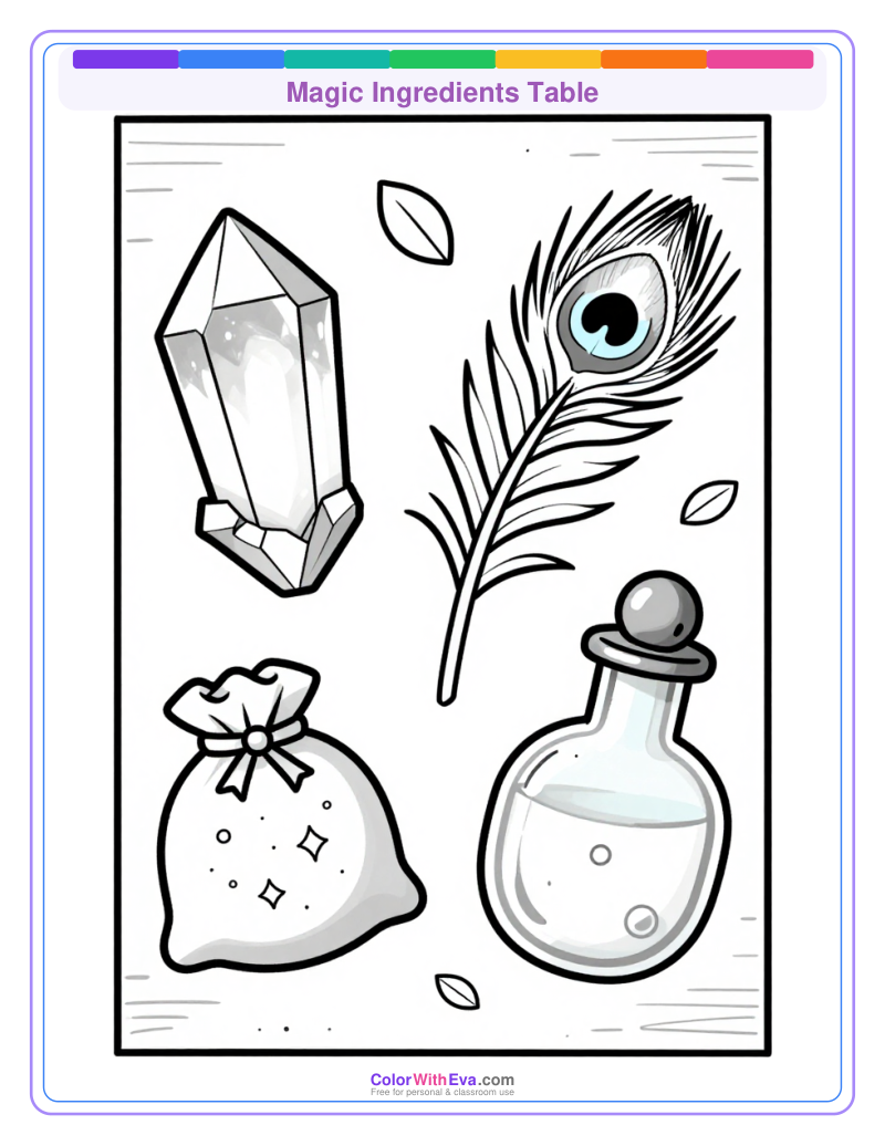 Magic Ingredients Table preview