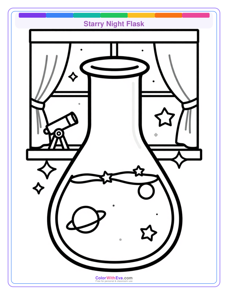 Starry Night Flask preview