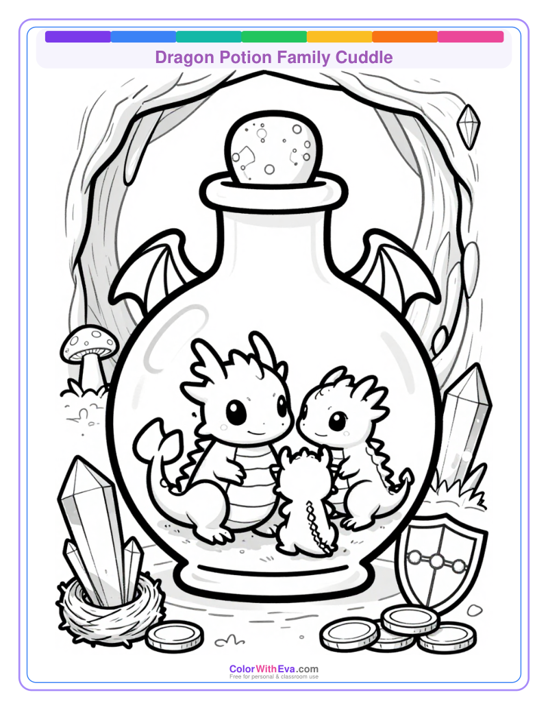Dragon Potion Family Cuddle thumbnail