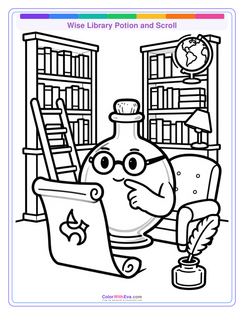 Wise Library Potion and Scroll thumbnail