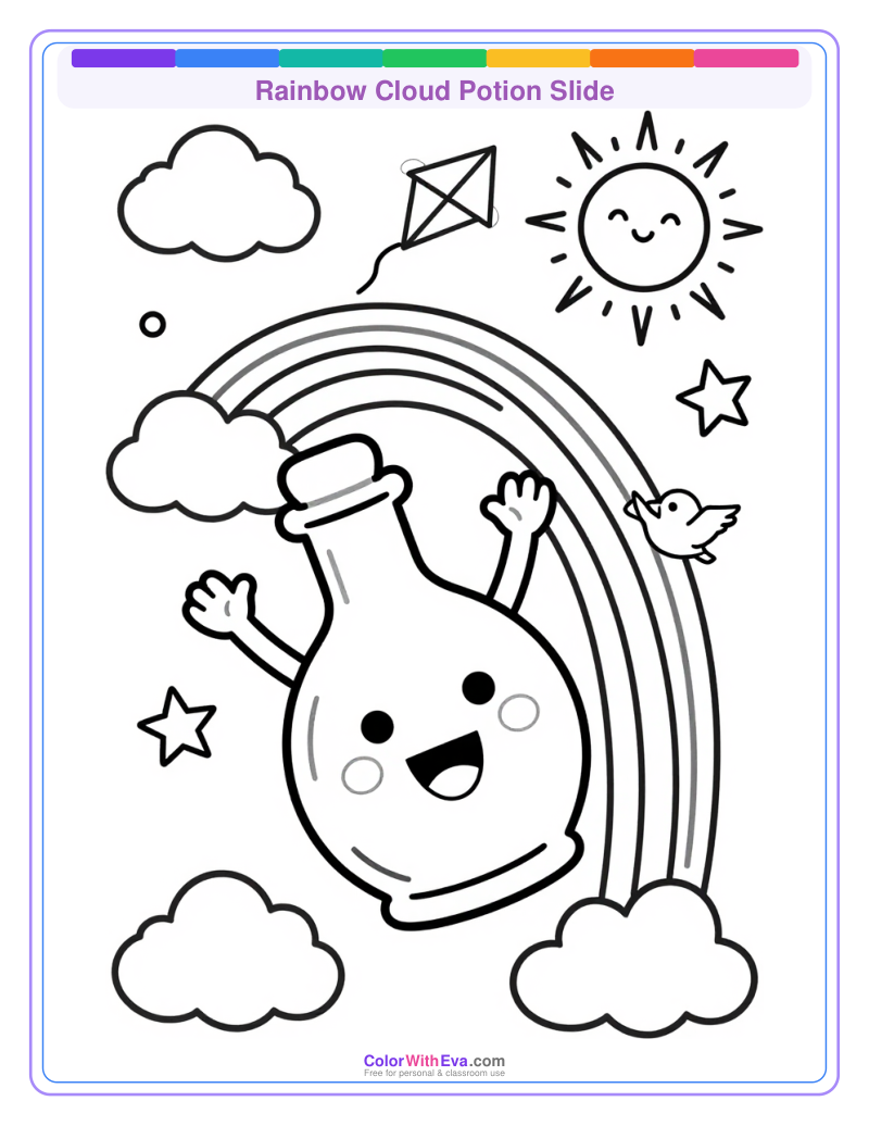 Rainbow Cloud Potion Slide thumbnail