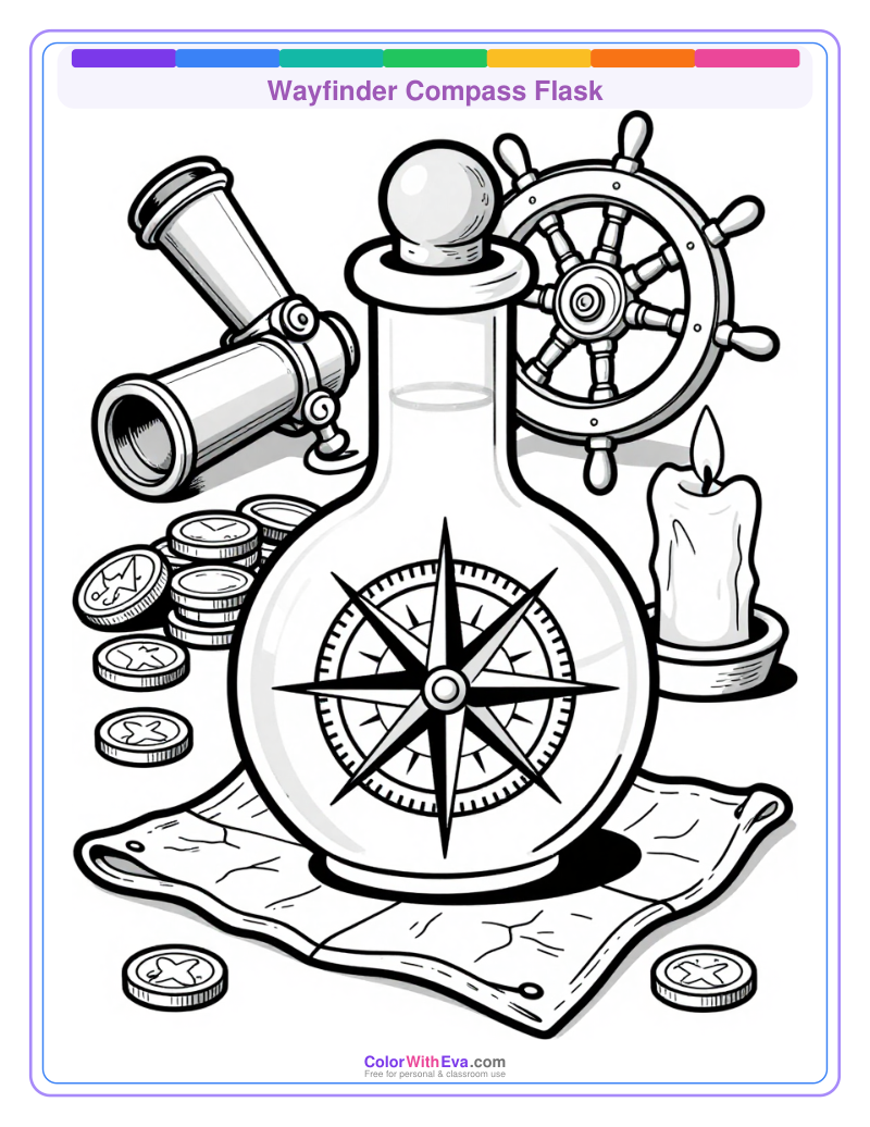 Wayfinder Compass Flask preview