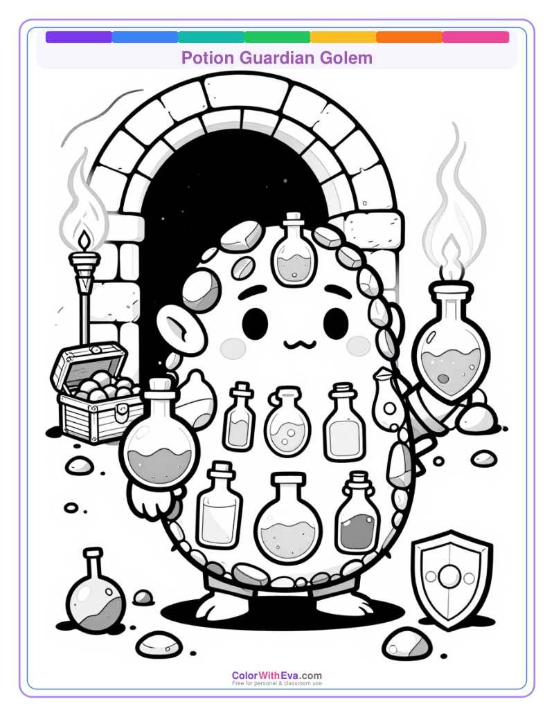 Potion Guardian Golem preview