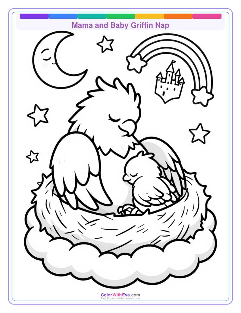Mama and Baby Griffin Nap thumbnail