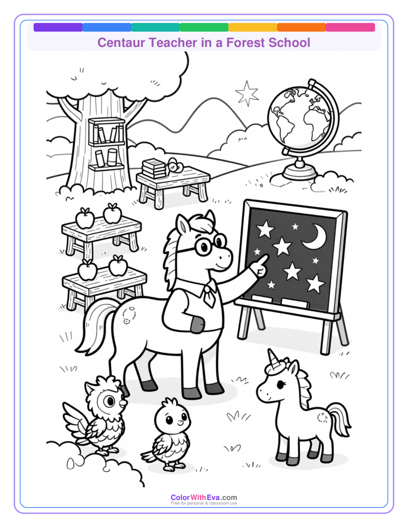 Centaur Teacher in a Forest School thumbnail
