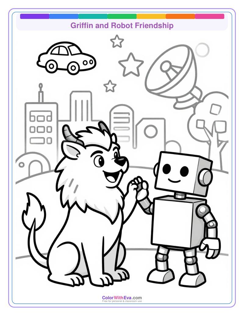Griffin and Robot Friendship thumbnail